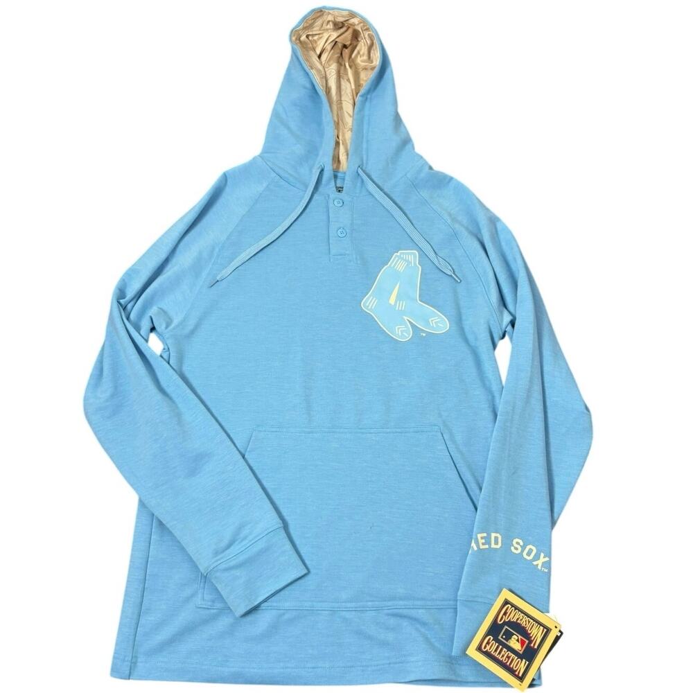 Boston Red Sox lightweight blue hoodie size small MLB new with tags
